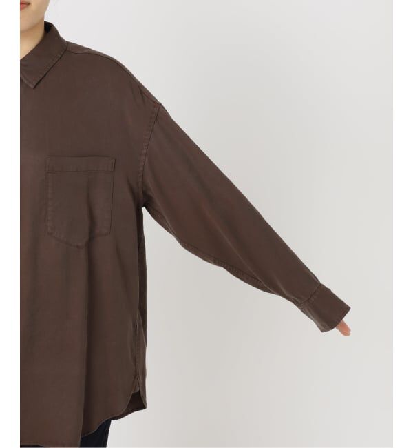SLOBE IENA「《シリーズあり/セットアップ可/追加》製品染めシャツ」|シャツ・ブラウス|
