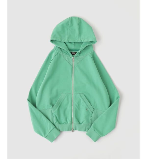 PULP「FAF (FAKE AS FLOWERS) / フェイク アズ フラワーズ STELLA ZIP UP HOODIE」|パーカー|カーキ