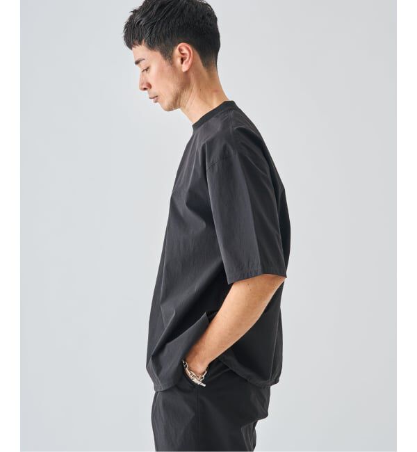 EDIFICE「【EDIFICE ALL-DAY SETUPシリーズ】2点セット プルオーバー Tシャツ&ショーツ」|シャツ・ブラウス|