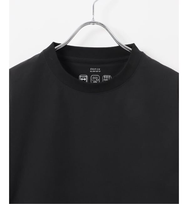 EDIFICE「【EDIFICE ALL-DAY SETUPシリーズ】2点セット プルオーバー Tシャツ&ショーツ」|シャツ・ブラウス|