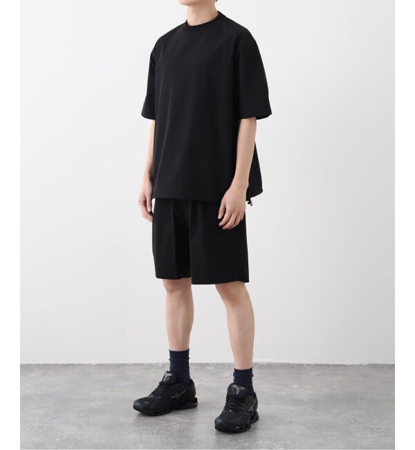 EDIFICE「【EDIFICE ALL-DAY SETUPシリーズ】2点セット プルオーバー Tシャツ&ショーツ」|シャツ・ブラウス|