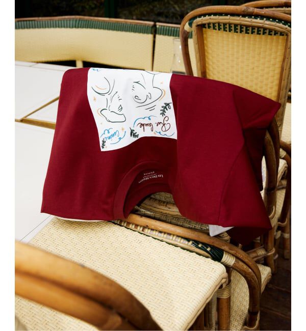 EDIFICE「LES DEUX MAGOTS (ドゥマゴ)  アートTシャツ」|Tシャツ・カットソー|