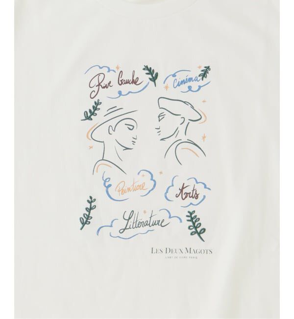 EDIFICE「LES DEUX MAGOTS (ドゥマゴ)  アートTシャツ」|Tシャツ・カットソー|