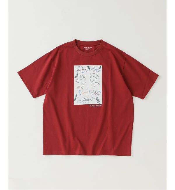 EDIFICE「LES DEUX MAGOTS (ドゥマゴ)  アートTシャツ」|Tシャツ・カットソー|