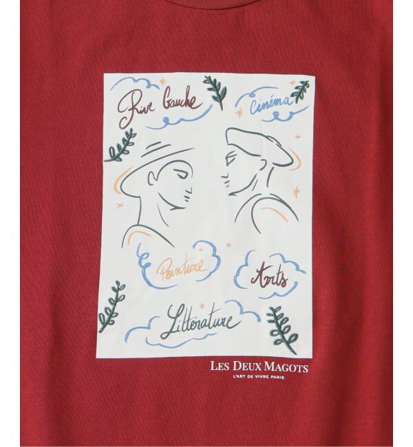 EDIFICE「LES DEUX MAGOTS (ドゥマゴ)  アートTシャツ」|Tシャツ・カットソー|