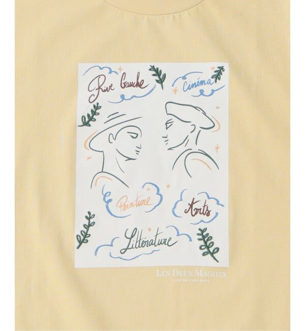 EDIFICE「LES DEUX MAGOTS (ドゥマゴ)  アートTシャツ」|Tシャツ・カットソー|
