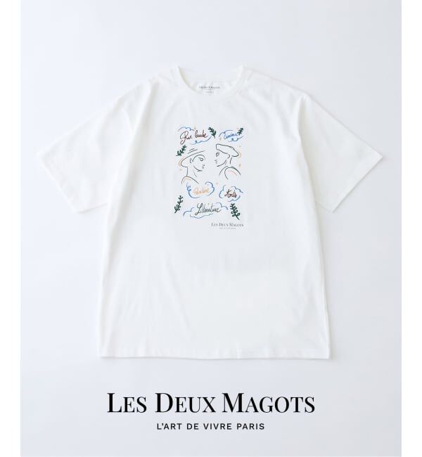 EDIFICE「LES DEUX MAGOTS (ドゥマゴ)  アートTシャツ」|Tシャツ・カットソー|