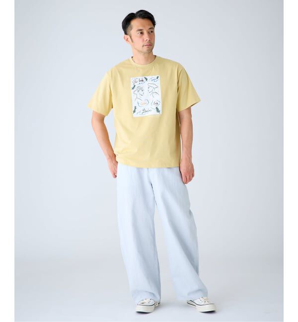 EDIFICE「LES DEUX MAGOTS (ドゥマゴ)  アートTシャツ」|Tシャツ・カットソー|