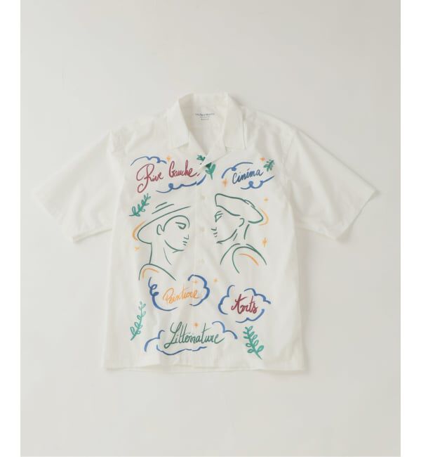 EDIFICE「LES DEUX MAGOTS (ドゥマゴ) アートシャツ」|シャツ・ブラウス|