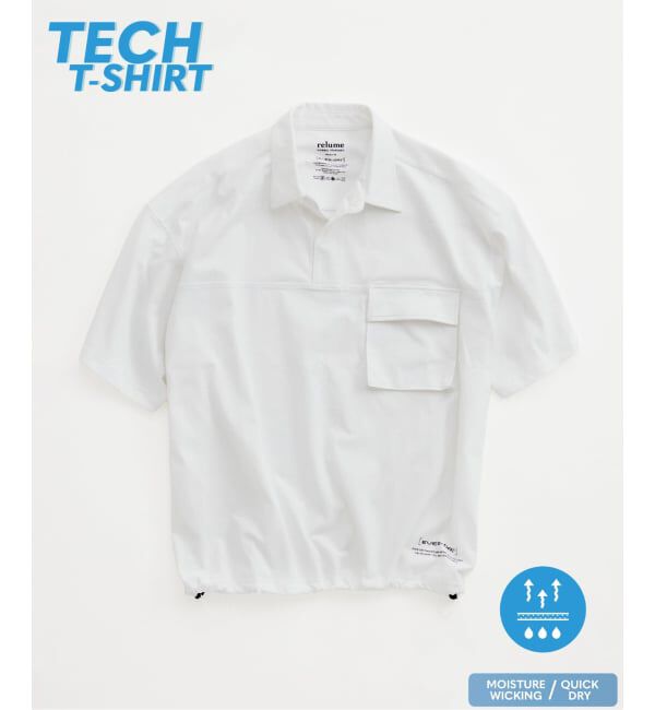 JOURNAL STANDARD relume「＜吸水速乾＞Ever-Dri(TM) スピンドル ポロシャツ」|ポロシャツ|ホワイト