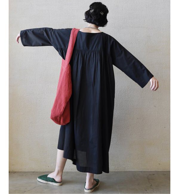 journal standard luxe「【SOIL】60s CAMBRIC SIDE GATHERED DRESS」|ワンピース|