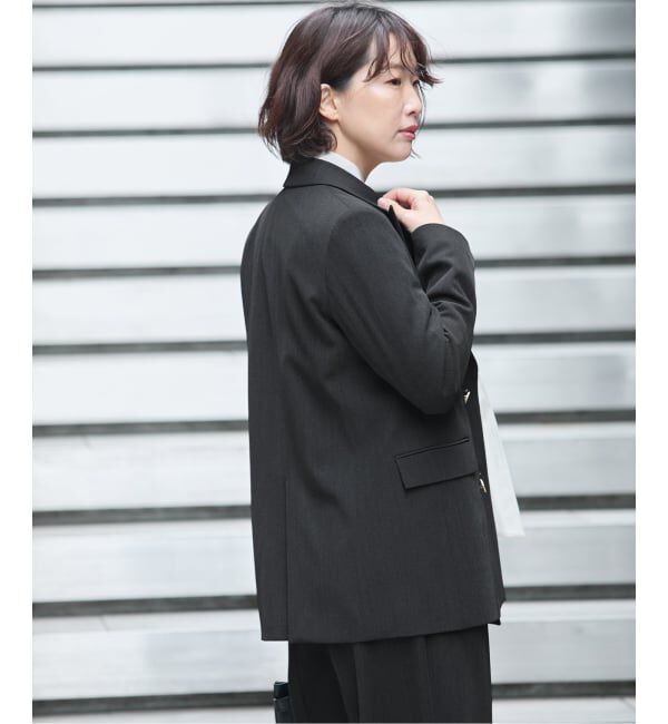 journal standard L'essage「《追加7》ヴィスポリギャバブレザージャケット」|テーラードジャケット|