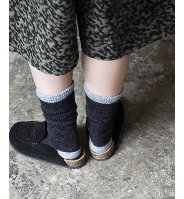 journal standard luxe「バルキーワッフルSOCKS」|ソックス|グレー