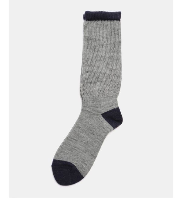 journal standard luxe「バルキーワッフルSOCKS」|ソックス|グレーB