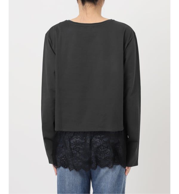 Spick and Span「レースドッキングレイヤードカットソー」|Tシャツ・カットソー|