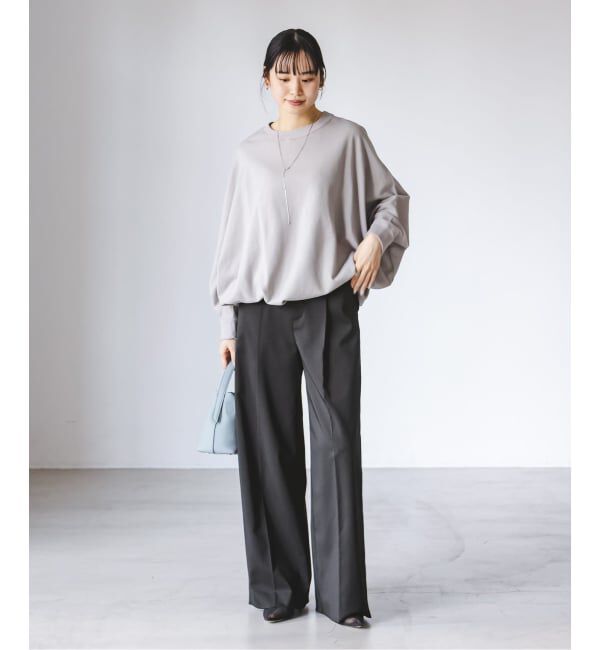 NOBLE「《追加》エステルツイルストレッチスラックスパンツ」|スラックス|