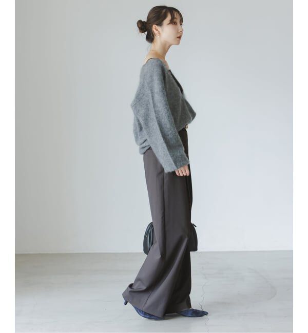 NOBLE「《追加》エステルツイルストレッチスラックスパンツ」|スラックス|