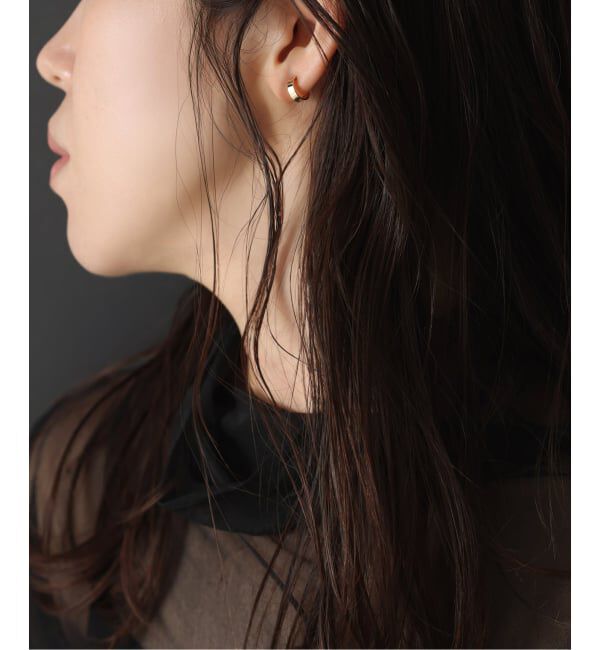 Lilas by Spick&Span「《予約》フラット10mmピアス K10（両耳）」|ピアス|
