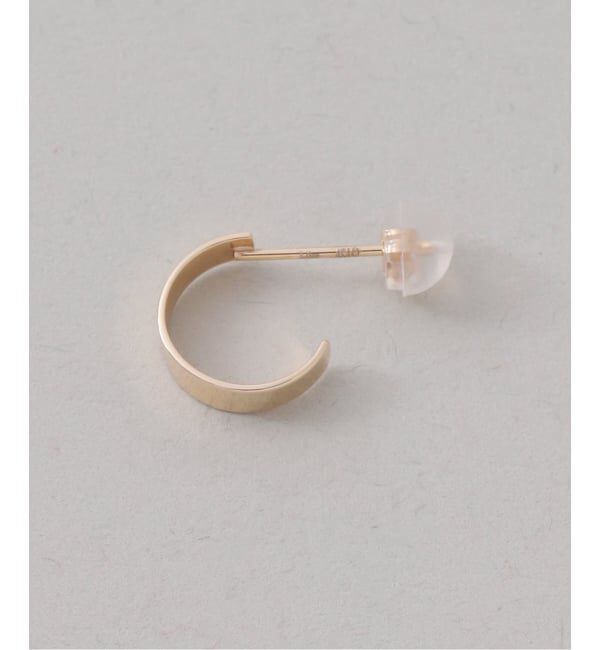 Lilas by Spick&Span「《予約》フラット10mmピアス K10（両耳）」|ピアス|
