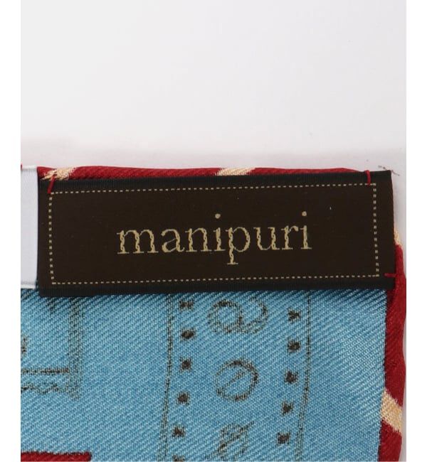  「manipuri/マニプリ シルクスカーフ 65*65 ワンダーランド」|バンダナ・スカーフ|