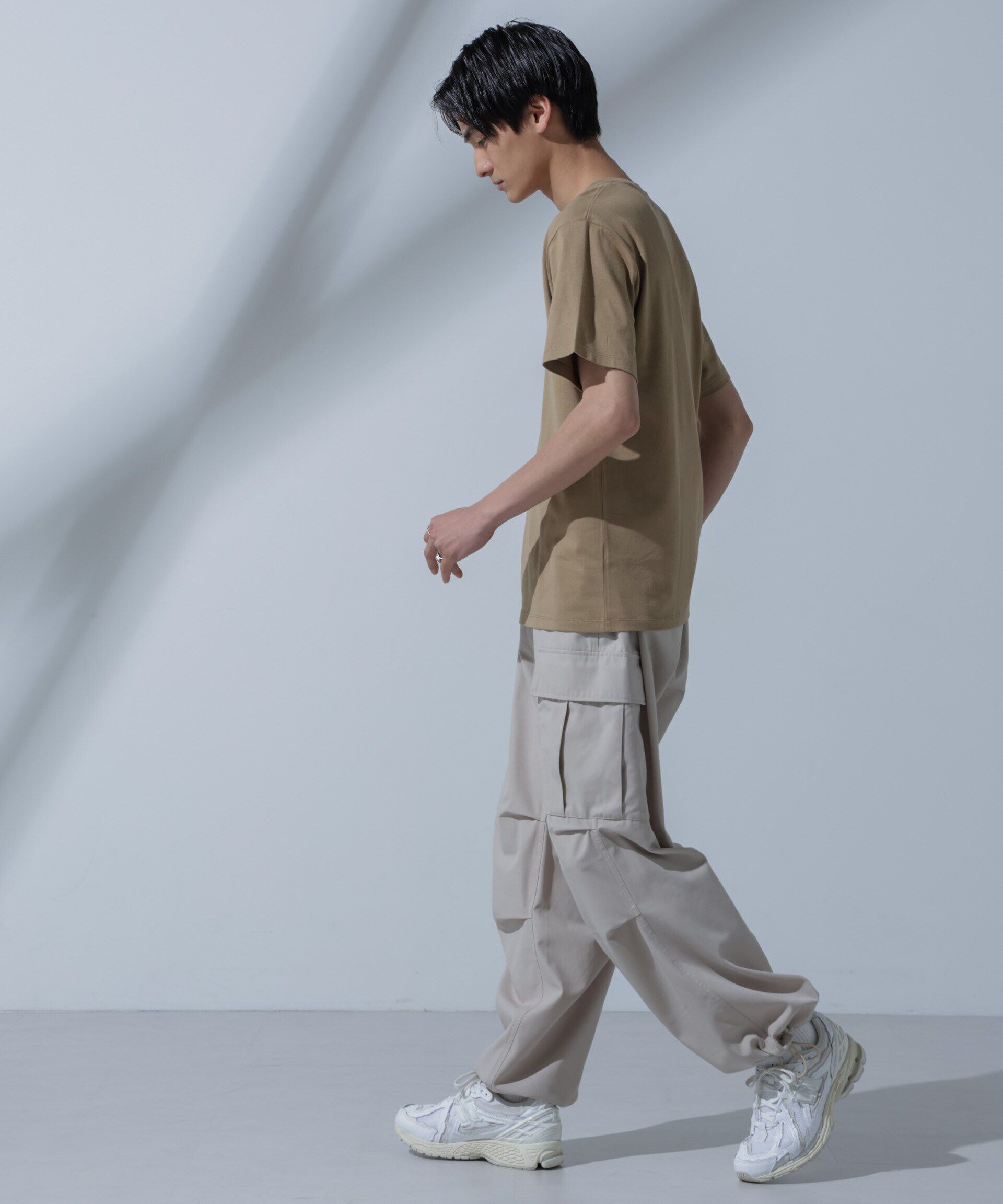 NANO universe「Anti Soaked(R)  汗染み防止 VネックTシャツ」|Tシャツ・カットソー|