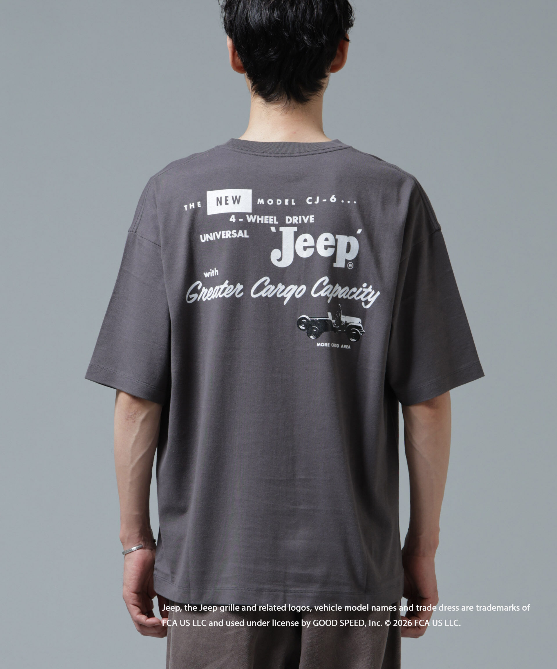 NANO universe「GOOD ROCK SPEED&times;Anti Soaked(R) 汗染み防止 ジープ Tシャツ」|Tシャツ・カットソー|