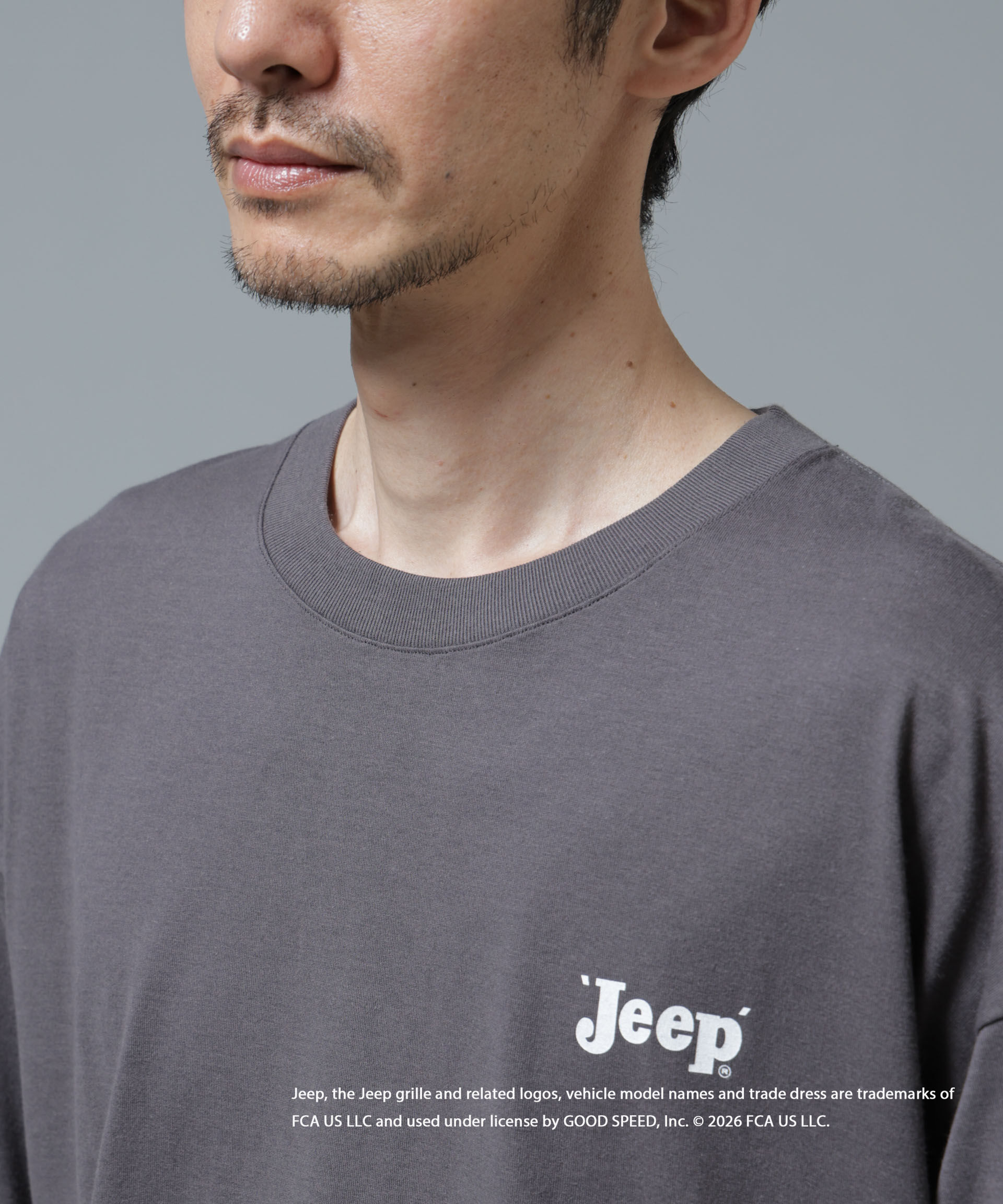 NANO universe「GOOD ROCK SPEED&times;Anti Soaked(R) 汗染み防止 ジープ Tシャツ」|Tシャツ・カットソー|