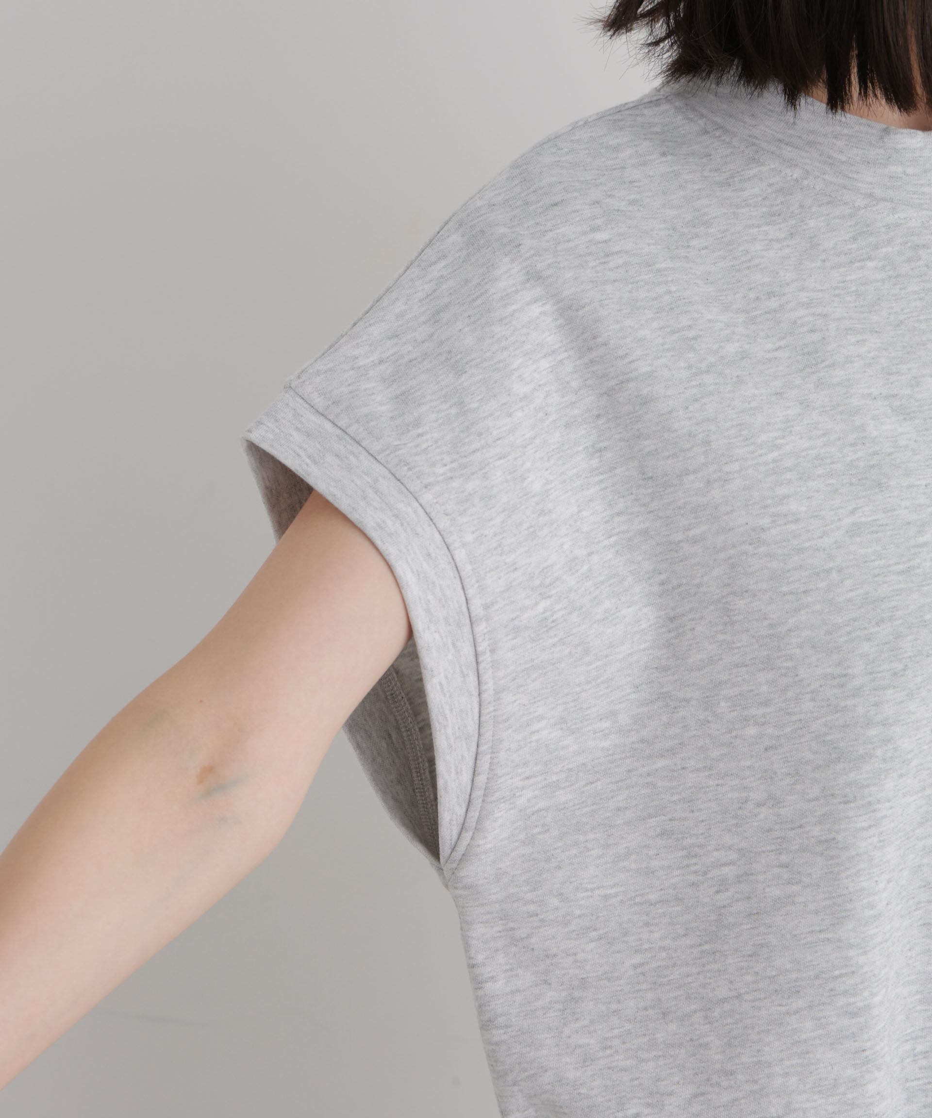 NANO universe「接触冷感ダンボールカットハーフジップトップス(セットアップ可)」|Tシャツ・カットソー|