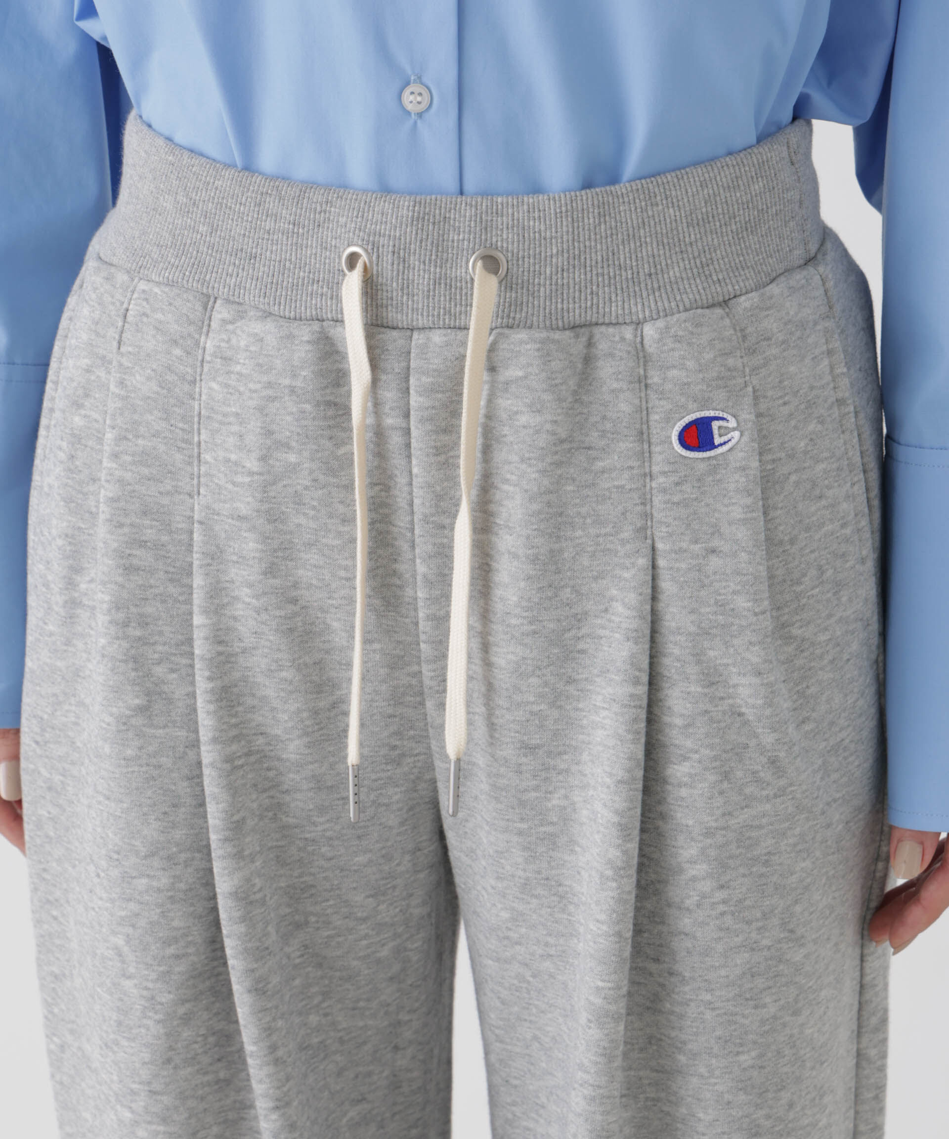 NANO universe「Champion/WIDE SWEATPANTS」|チノ|