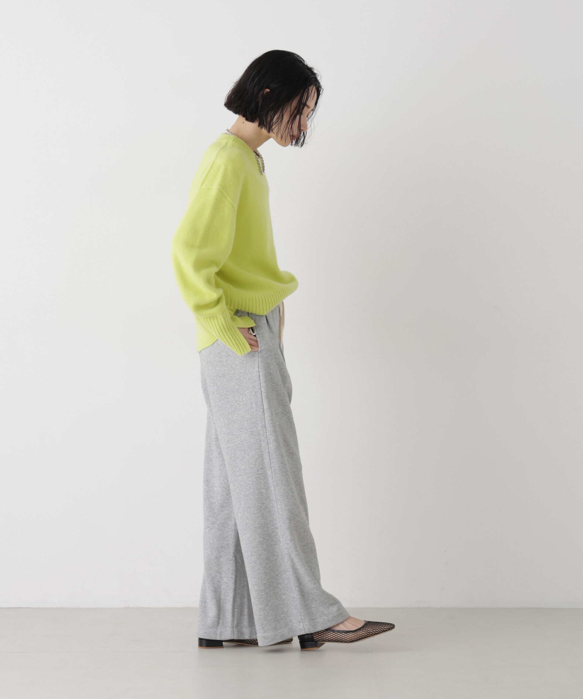 NANO universe「Champion/WIDE SWEATPANTS」|チノ|