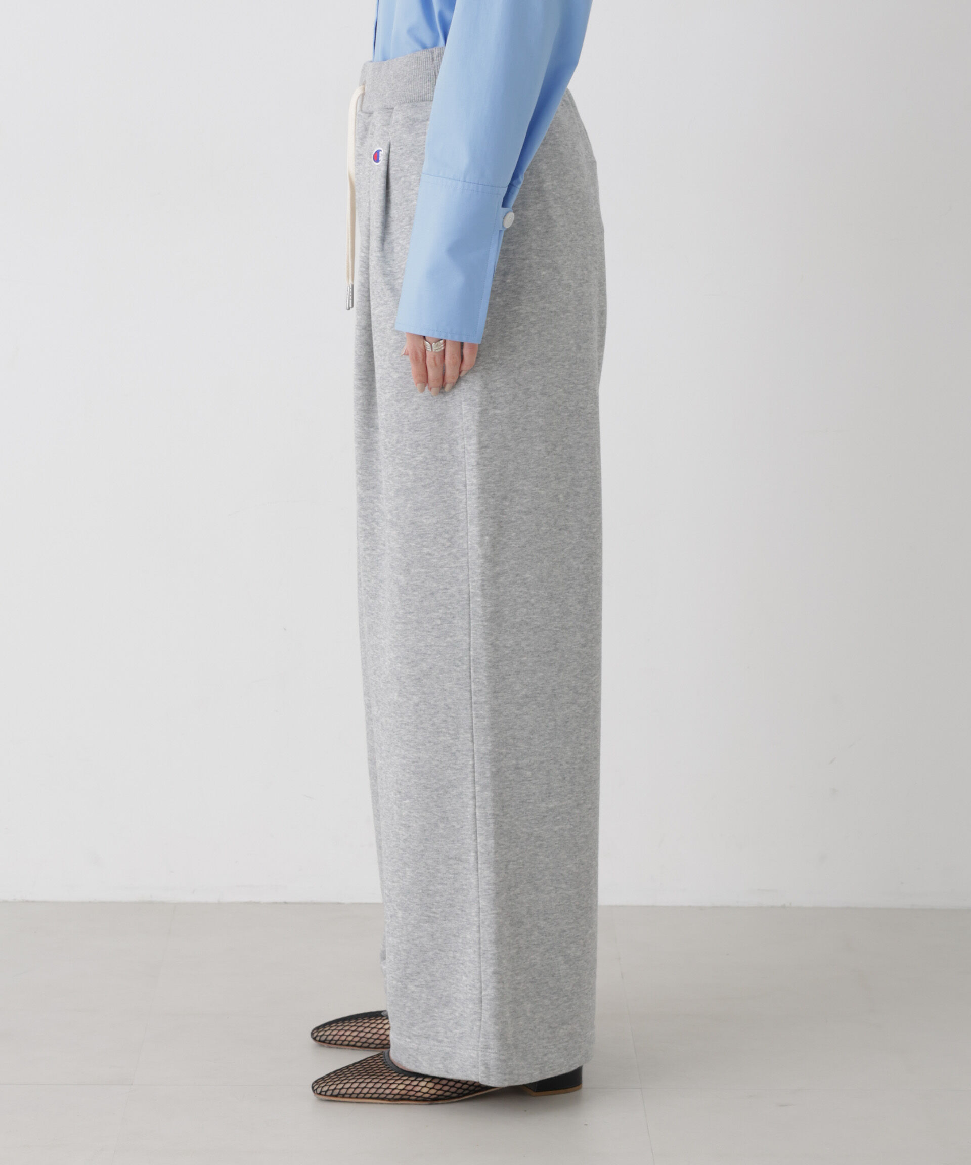NANO universe「Champion/WIDE SWEATPANTS」|チノ|