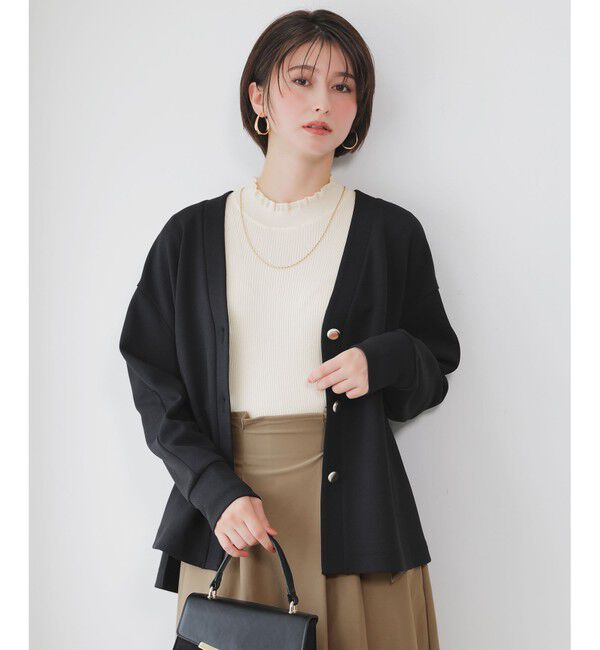 ANY SIS「カットジョーゼット カーディガン」|カーディガン|
