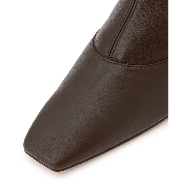 BEIGE,「【一部店舗限定】HENRI EN VARGO / MERYL ストレッチレザーブーツ」|ショートブーツ|
