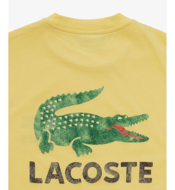 LACOSTE「ヴィンテージ ロゴプリント ルーズフィットTシャツ」|Tシャツ・カットソー|