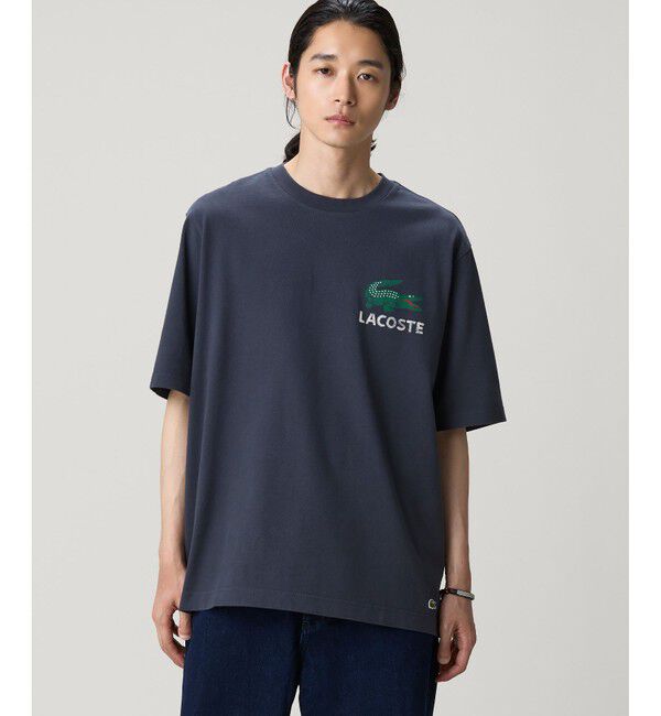 LACOSTE「ヴィンテージ ロゴプリント ルーズフィットTシャツ」|Tシャツ・カットソー|