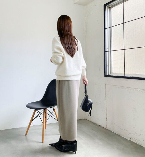 NOLLEY'S sophi「【BECシリーズ】《セットアップ対応》ウォッシャブルライトダンボールジョーゼット2WAYタイトスカート」|タイト|