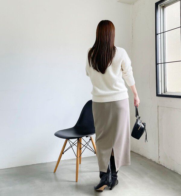 NOLLEY'S sophi「【BECシリーズ】《セットアップ対応》ウォッシャブルライトダンボールジョーゼット2WAYタイトスカート」|タイト|