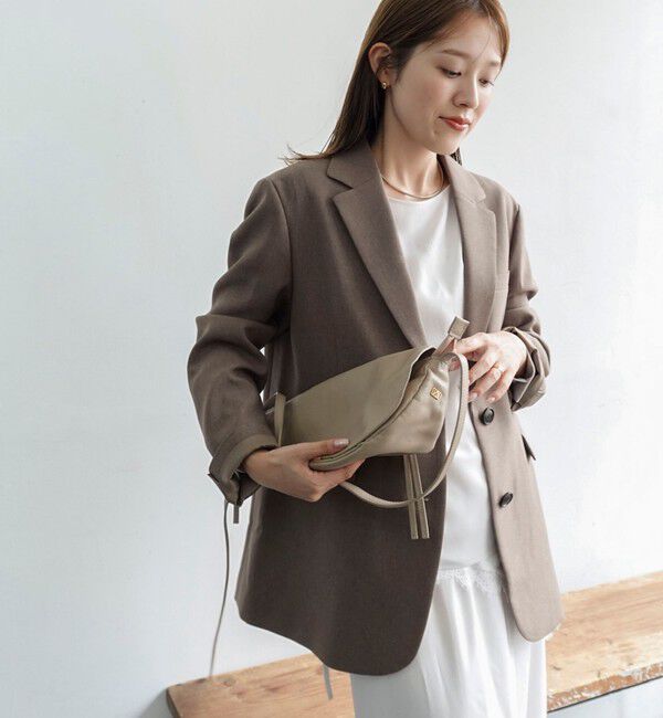 NOLLEY'S「【PR阿部☆別注】《抗ピリング/ストレッチ》ウォッシャブルダブルクロスオーバージャケット」|テーラードジャケット|