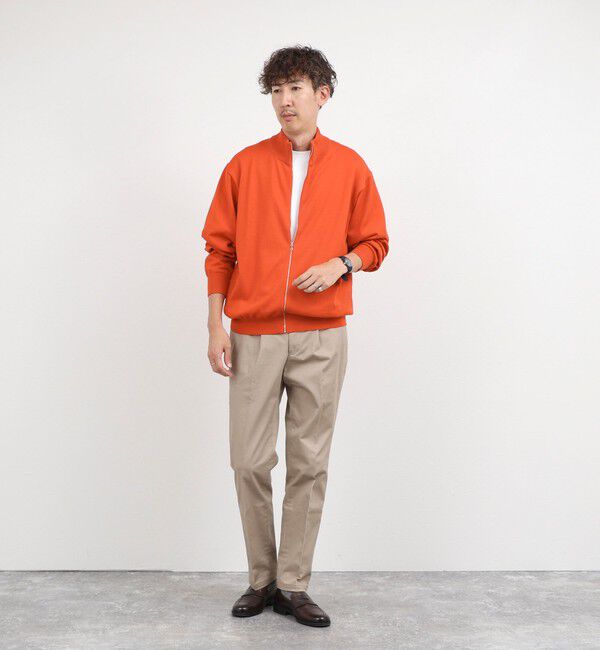 NOLLEY'S goodman「ハイゲージウォッシャブルニットスタンドジップ 26AW」|ニット・セーター|