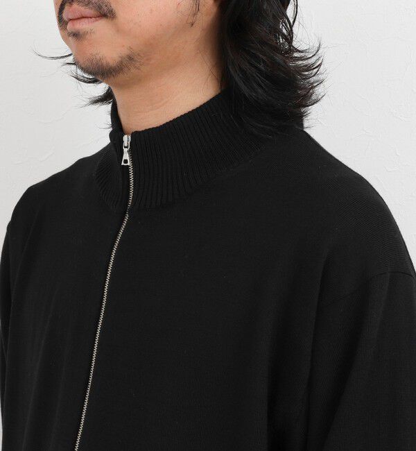 NOLLEY'S goodman「ハイゲージウォッシャブルニットスタンドジップ 26AW」|ニット・セーター|