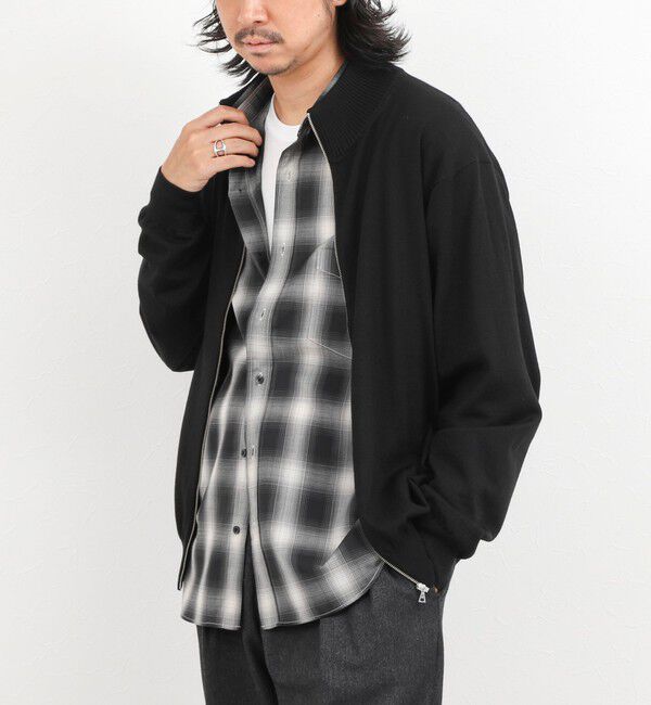 NOLLEY'S goodman「ハイゲージウォッシャブルニットスタンドジップ 26AW」|ニット・セーター|