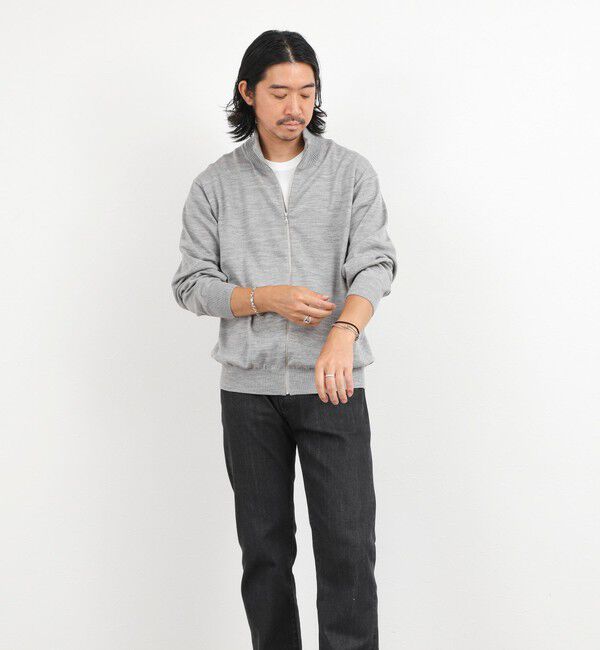 NOLLEY'S goodman「ハイゲージウォッシャブルニットスタンドジップ 26AW」|ニット・セーター|