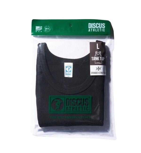 GLOSTER「【DISCUS ATHLETIC】RIB Pack-Tank タンクトップ」|タンクトップ|ブラック
