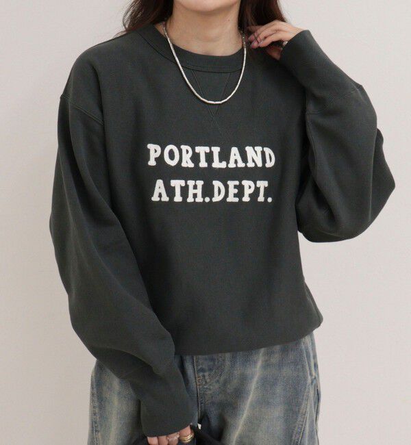 fredy emue「【Champion/チャンピオン】REVERSE WEAVE CREW NECK SWEATSHIRT」|スウェット・ジャージ|チャコールグレー