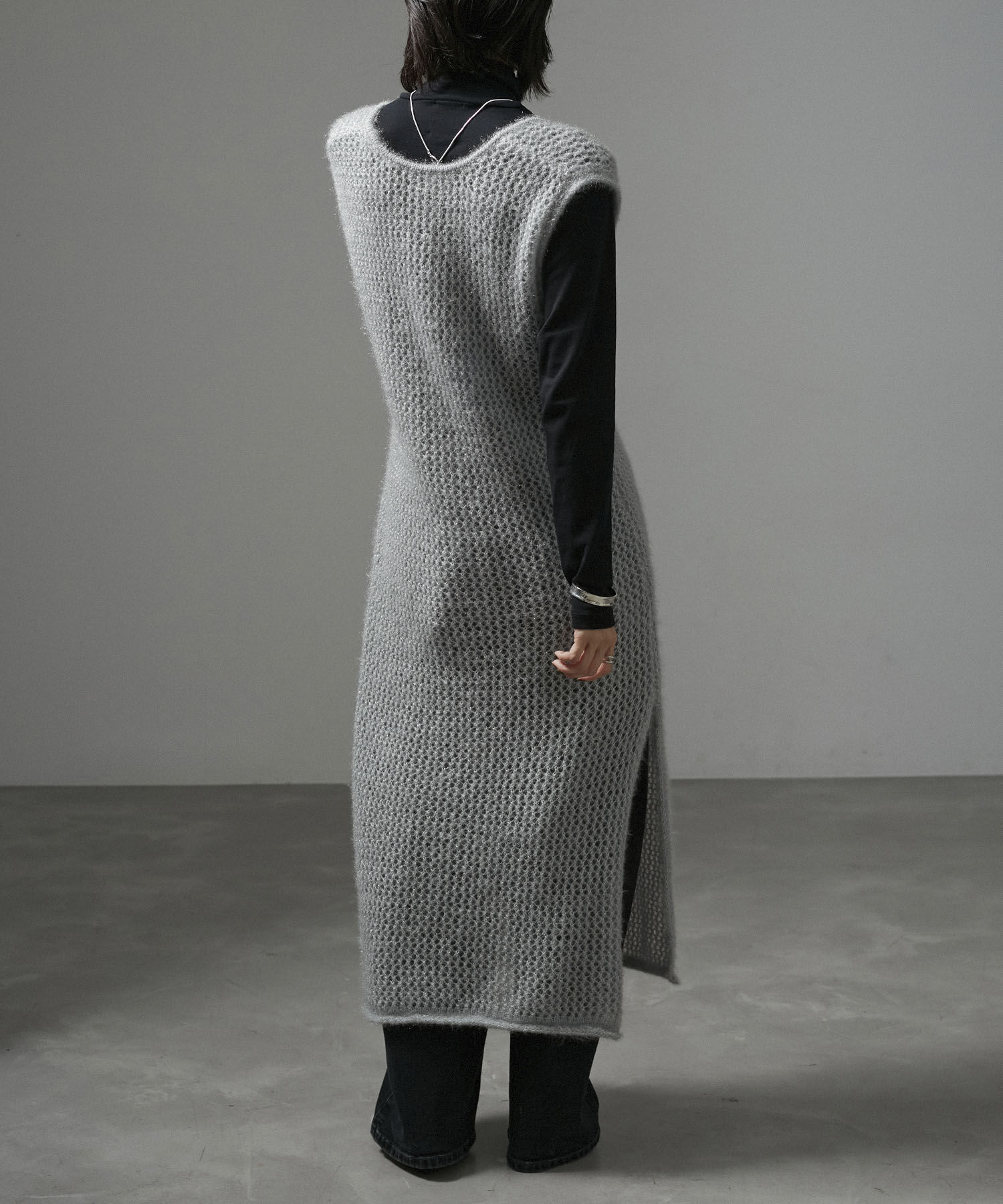 SALON adam et rope'「【WEB限定】フラッフィシアー2WAYワンピース」|ワンピース|