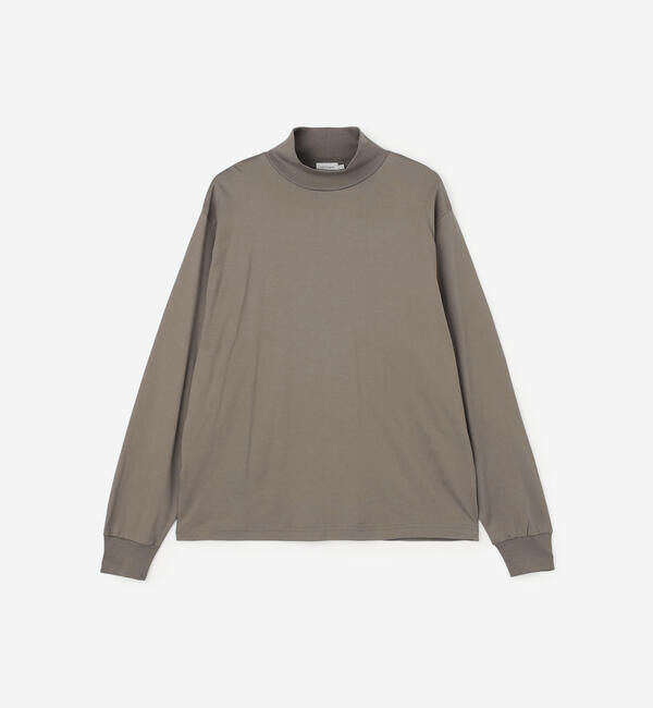 handvaerk「handvaerk | 60/2 モックネック 長袖Tシャツ MEN」|Tシャツ・カットソー|