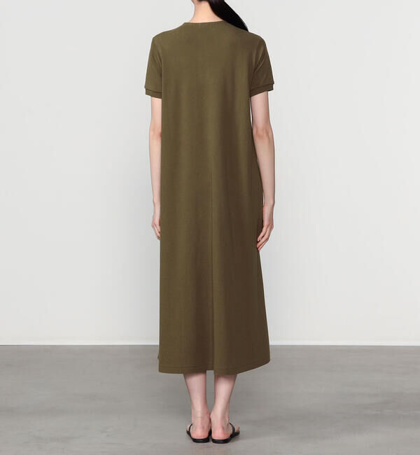  「SCYE BASICS | 〈別注〉鹿の子ヘンリーネックワンピース WOMEN」|ワンピース|