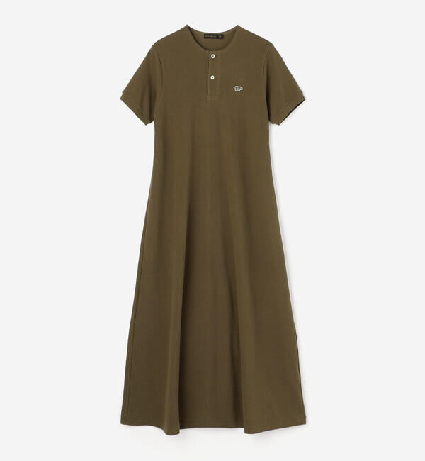  「SCYE BASICS | 〈別注〉鹿の子ヘンリーネックワンピース WOMEN」|ワンピース|