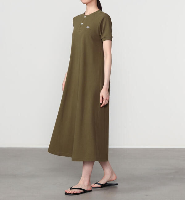  「SCYE BASICS | 〈別注〉鹿の子ヘンリーネックワンピース WOMEN」|ワンピース|