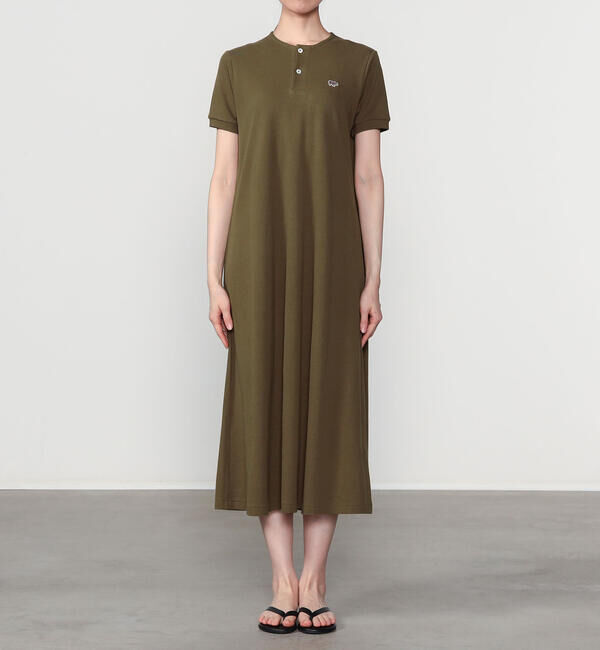  「SCYE BASICS | 〈別注〉鹿の子ヘンリーネックワンピース WOMEN」|ワンピース|